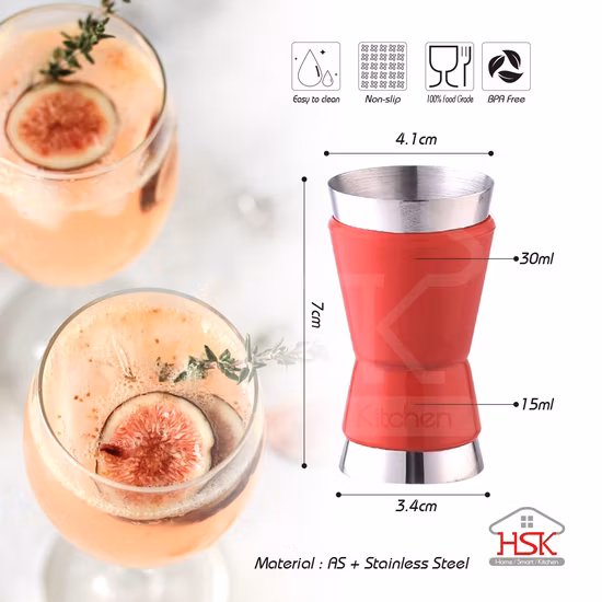 Jigger Duo Jigger doppio lato in acciaio inossidabile